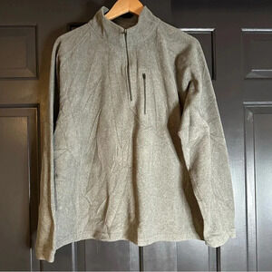 L.L Bean Men's  Fleece, Quarter-Zip Size L(i9